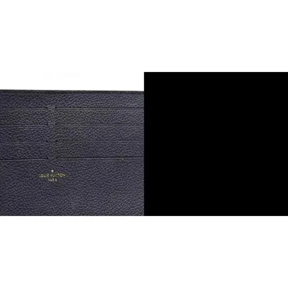 LOUIS VUITTONEpi Pochette Felicie Black Noir Card Holder